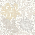 HWA1120W Chrysanthemum Natural Stone Wallpaper by Hoopla Walls