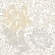 Chrysanthemum Natural Stone Eden Wallpaper by Hoopla Walls