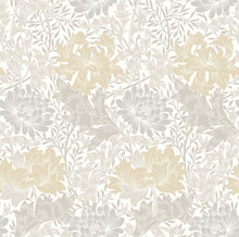 HWA1120W Chrysanthemum Natural Stone Wallpaper by Hoopla Walls