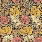 HWA1124W Chrysanthemum Ginger Wallpaper by Hoopla Walls