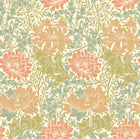 HWA1125W Chrysanthemum Sage & Amber Wallpaper by Hoopla Walls