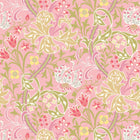HWA1129W Lily Ogee Rose Pink Wallpaper by Hoopla Walls