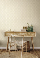 HWA1066W Retro Arch Cream Wallpaper by Hoopla Walls
