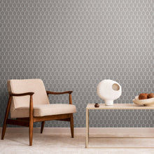HWA1067W Retro Arch Black Wallpaper by Hoopla Walls