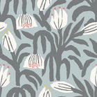 HWA1149W Chunky Flower Summer Shower Wallpaper by Hoopla Walls