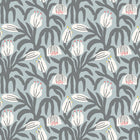 HWA1149W Chunky Flower Summer Shower Wallpaper by Hoopla Walls