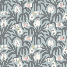 HWA1149W Chunky Flower Summer Shower Wallpaper by Hoopla Walls