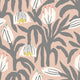 Chunky Flower Powder Puff Geo Wallpaper by Hoopla Walls