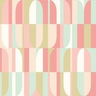 HWA1163W Building Blocks Coral Mix Wallpaper by Hoopla Walls