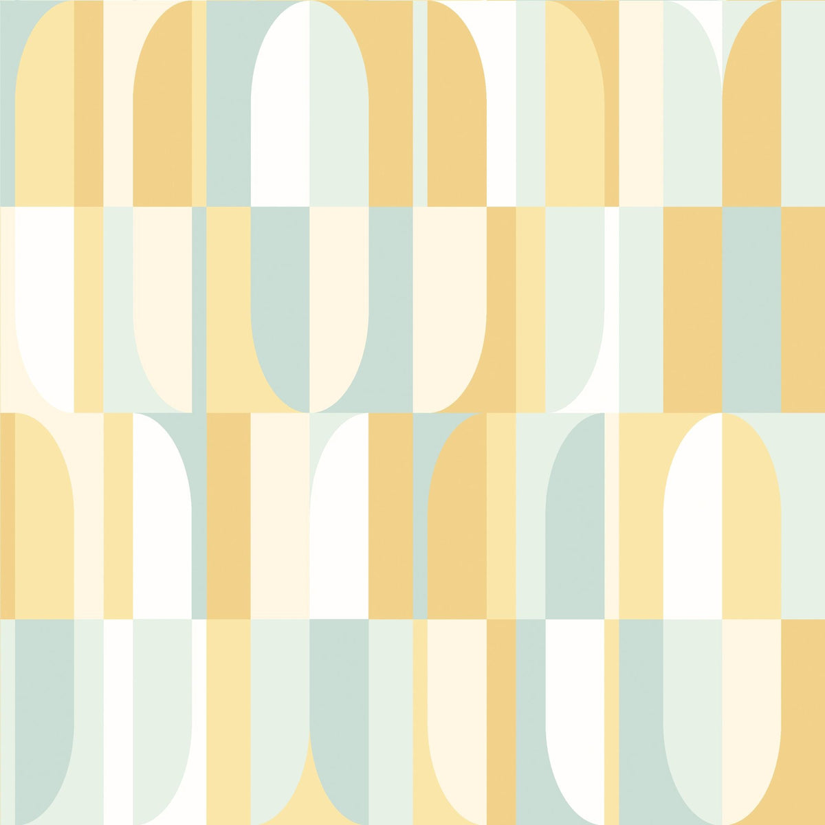 HWA1164W Building Blocks Mellow Yellow Wallpaper by Hoopla Walls