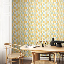 HWA1164W Building Blocks Mellow Yellow Wallpaper by Hoopla Walls