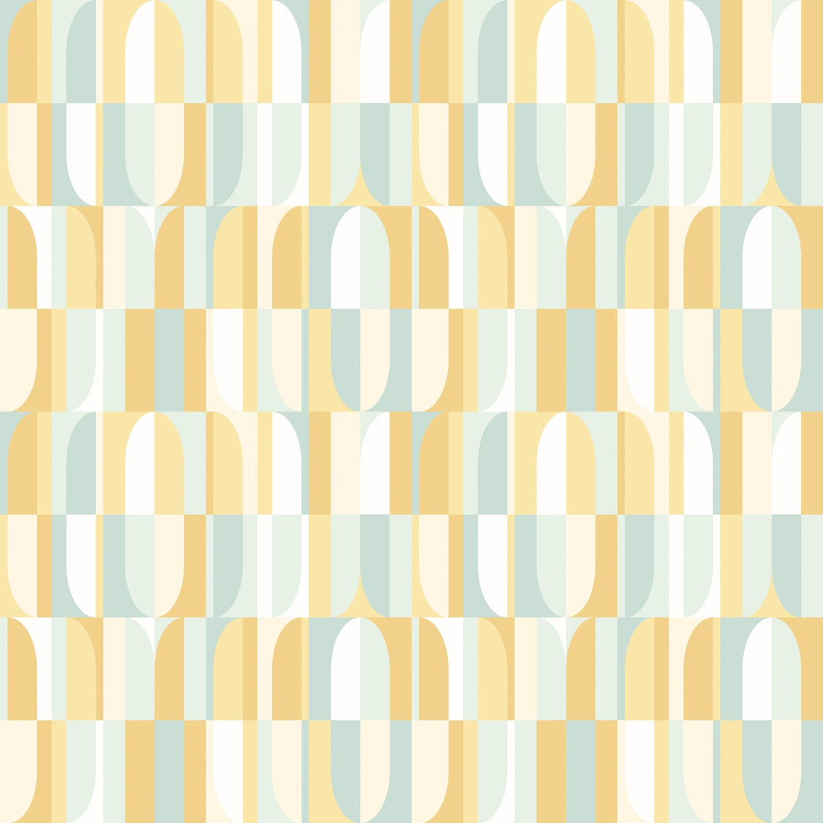 HWA1164W Building Blocks Mellow Yellow Wallpaper by Hoopla Walls