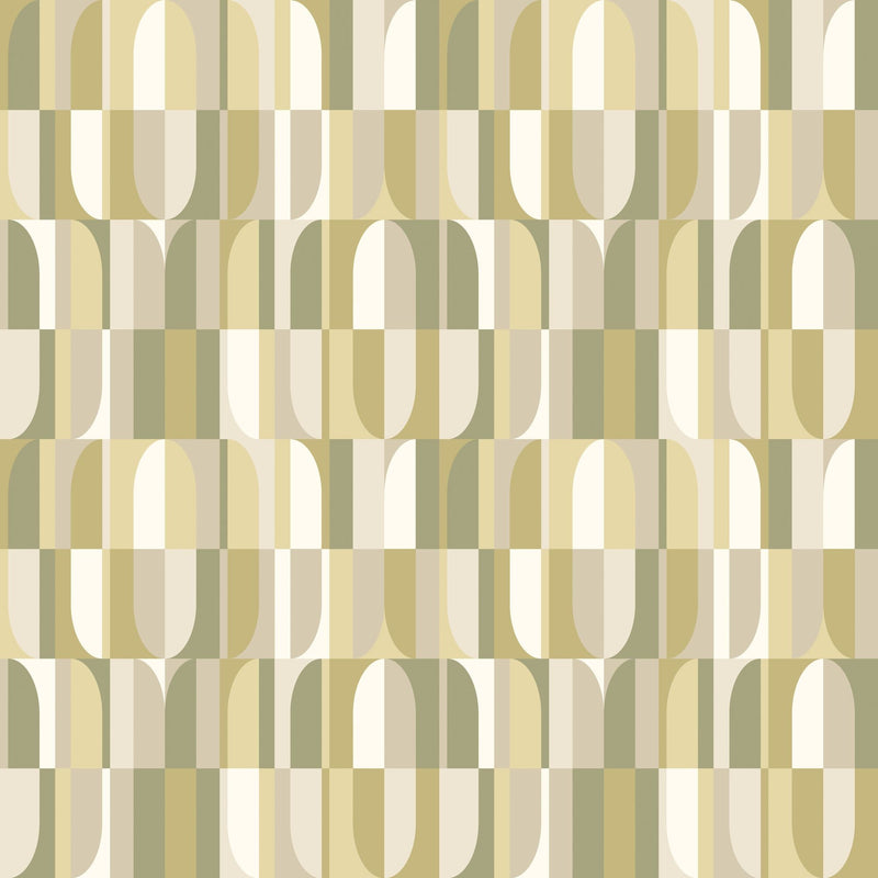 HWA1165W Building Blocks Olive Mix Wallpaper by Hoopla Walls