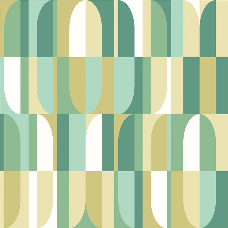 HWA1166W Building Blocks Forest Mix Wallpaper by Hoopla Walls