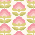HWA1171W Retro Flower Rose & Apple Wallpaper by Hoopla Walls