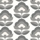 HWA1173W Retro Flower Chalkboard Wallpaper by Hoopla Walls
