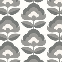 HWA1173W Retro Flower Chalkboard Wallpaper by Hoopla Walls