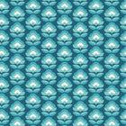 HWA1174W Retro Flower Teal Mix Wallpaper by Hoopla Walls