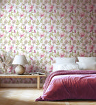 HWA1177W Orchid Bloom Sweet Pea Wallpaper by Hoopla Walls