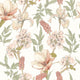 Orchid Bloom Sage & Hazel Fleur Wallpaper by Hoopla Walls