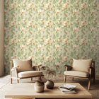 HWA1179W Orchid Bloom Artichoke Wallpaper by Hoopla Walls