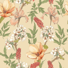 HWA1180W Orchid Bloom Amber Wallpaper by Hoopla Walls