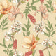 Orchid Bloom Amber Fleur Wallpaper by Hoopla Walls