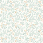 HWA1184W Petite Posy Seafoam Wallpaper by Hoopla Walls