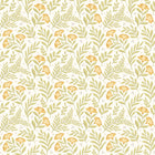 HWA1185W Petite Posy Citrus Sun Wallpaper by Hoopla Walls
