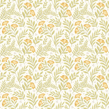 HWA1185W Petite Posy Citrus Sun Wallpaper by Hoopla Walls