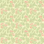 HWA1188W Petite Posy Apricot & Fern Wallpaper by Hoopla Walls