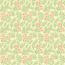 HWA1188W Petite Posy Apricot & Fern Wallpaper by Hoopla Walls