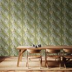 HWA1198W Wild Ferns Juniper Wallpaper by Hoopla Walls