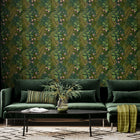 HWA1202W Wild Ferns Forest Mix Wallpaper by Hoopla Walls