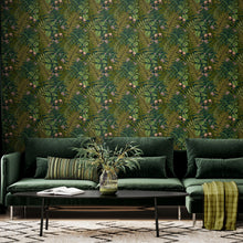 HWA1202W Wild Ferns Forest Mix Wallpaper by Hoopla Walls