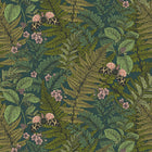 HWA1202W Wild Ferns Forest Mix Wallpaper by Hoopla Walls