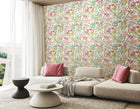 HWA1207W Oasis Apple & Rose Wallpaper by Hoopla Walls