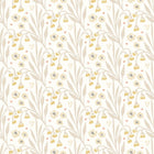 HWA1212W Meadow Stripe Ochre & Stone Wallpaper by Hoopla Walls