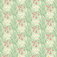 Meadow Stripe Pistachio Fleur Wallpaper by Hoopla Walls