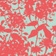 Summer Silhouette Coral Twist Fleur Wallpaper by Hoopla Walls