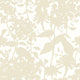 Summer Silhouette Chalk & Linen Fleur Wallpaper by Hoopla Walls