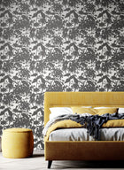 HWA1221W Summer Silhouette Chalkboard Wallpaper by Hoopla Walls