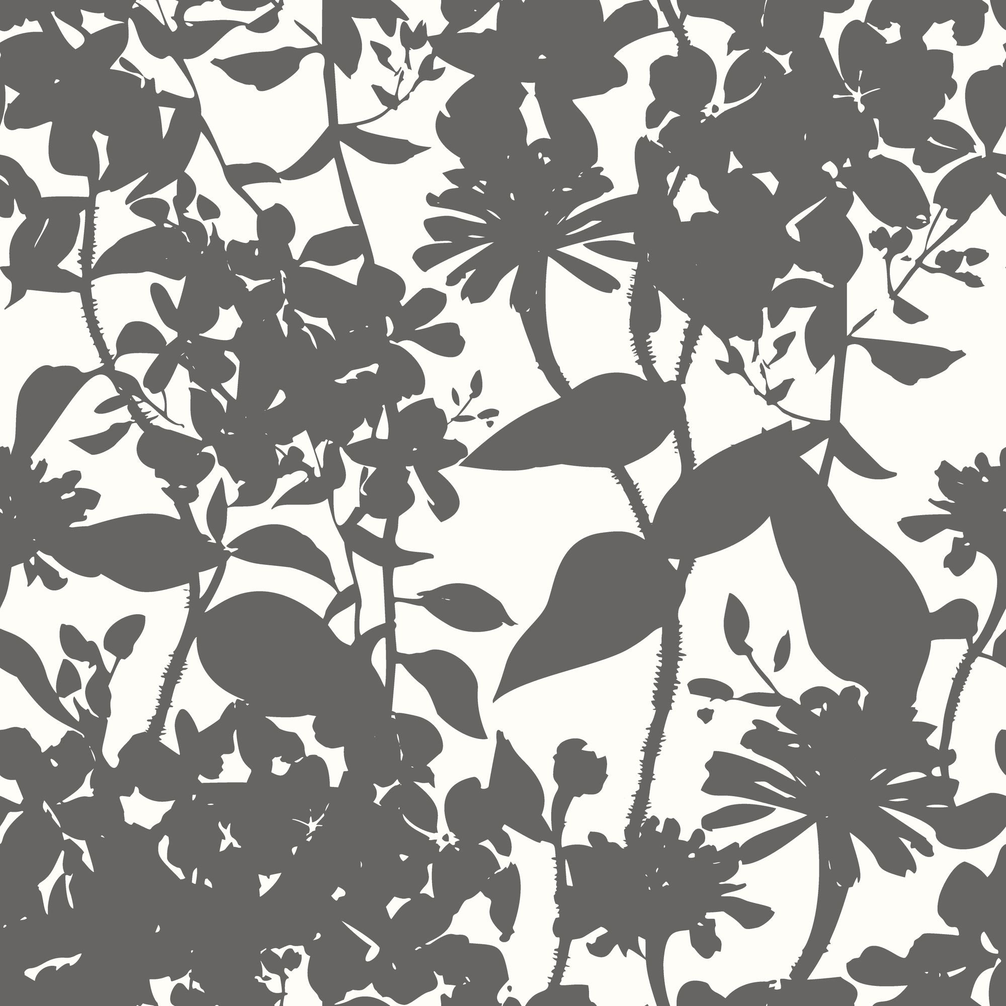 HWA1221W Summer Silhouette Chalkboard Wallpaper by Hoopla Walls