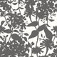 Summer Silhouette Chalkboard Fleur Wallpaper by Hoopla Walls