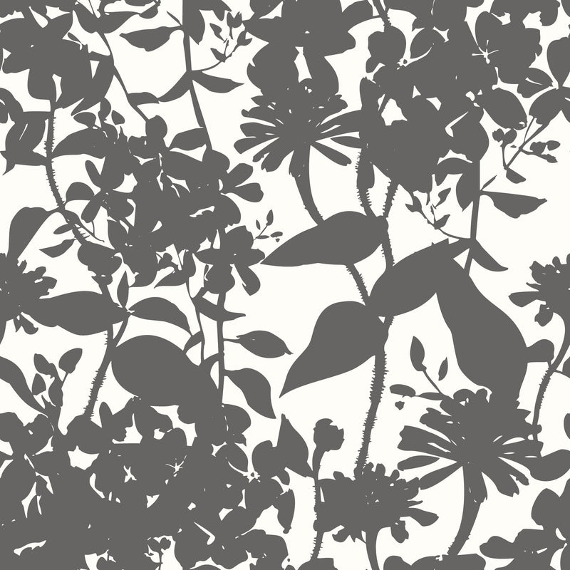 HWA1221W Summer Silhouette Chalkboard Wallpaper by Hoopla Walls