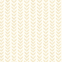 HWA1224W Ditsy Leaf Stripe Hay Wallpaper by Hoopla Walls