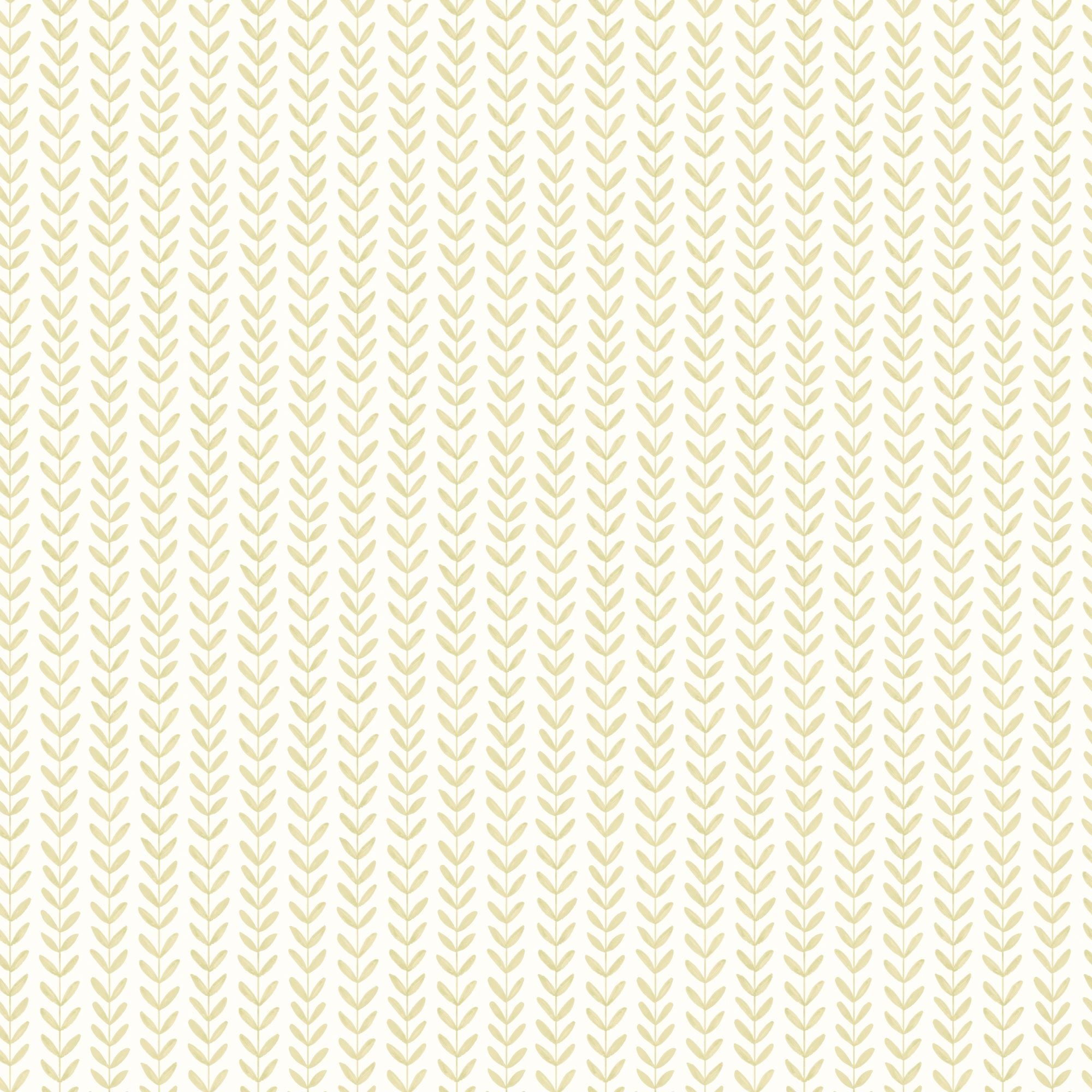 HWA1225W Ditsy Leaf Stripe Lichen Wallpaper by Hoopla Walls