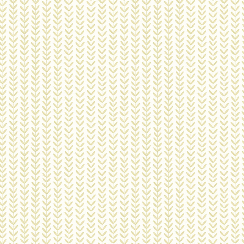 HWA1225W Ditsy Leaf Stripe Lichen Wallpaper by Hoopla Walls