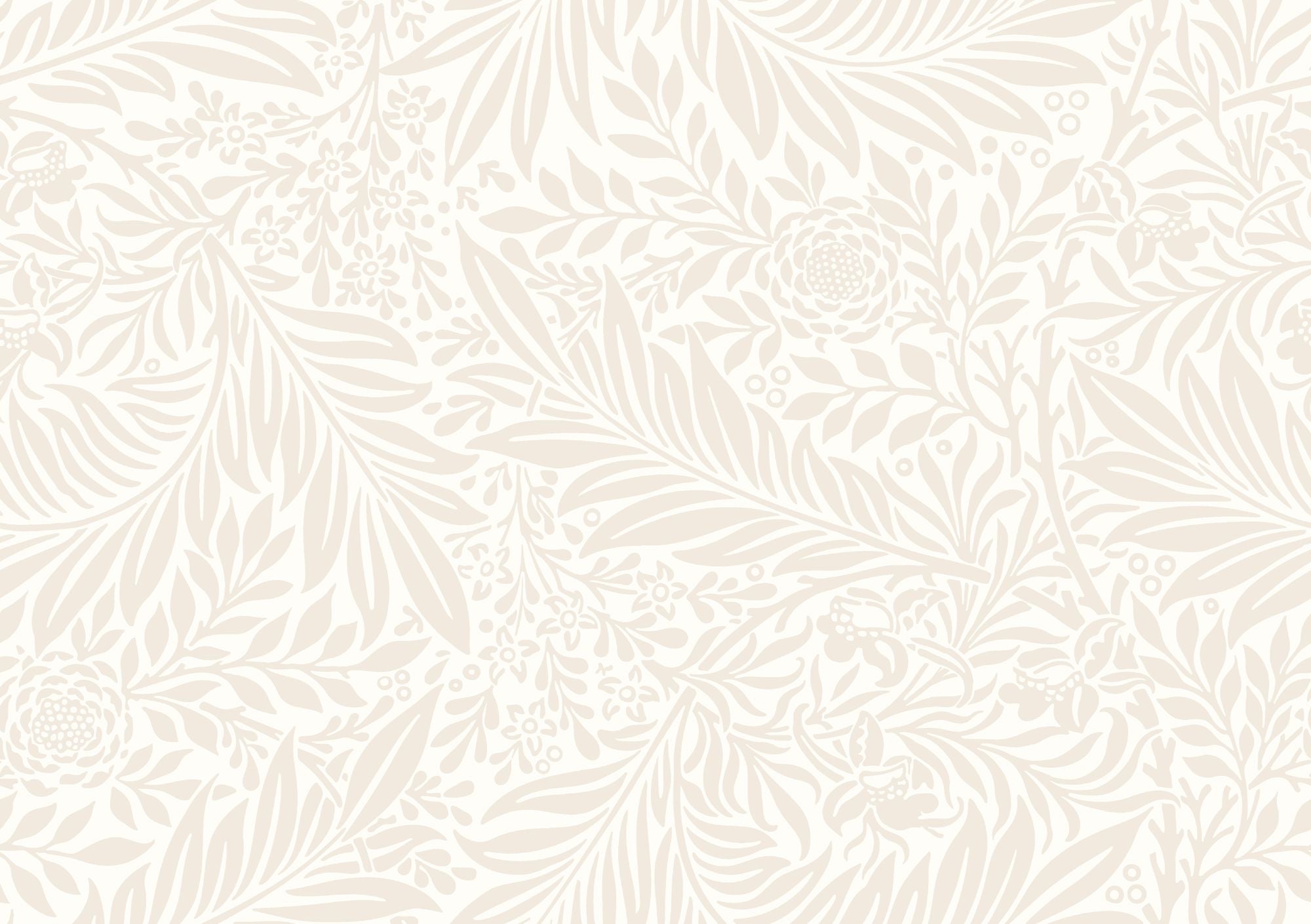 HWA1229W Leaf Vine Natural Wallpaper by Hoopla Walls