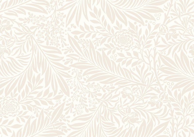 HWA1229W Leaf Vine Natural Wallpaper by Hoopla Walls